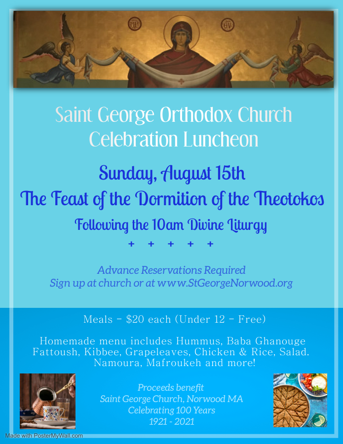 Dormition Luncheon