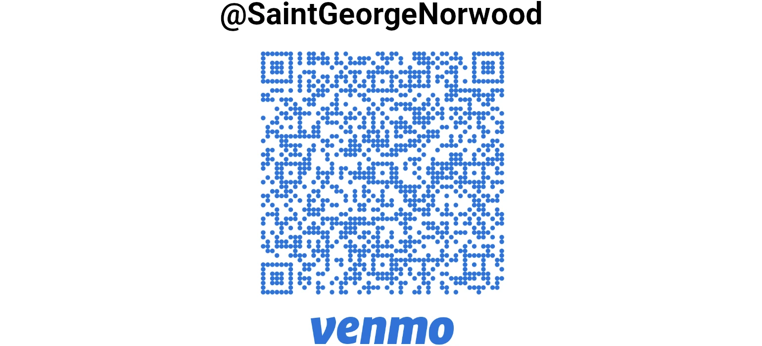 Safely make pledges, memorials and donations. Scan to use Venmo